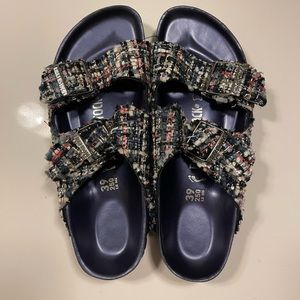 BRAND NEW Birkenstock Arizona in colorful tweed